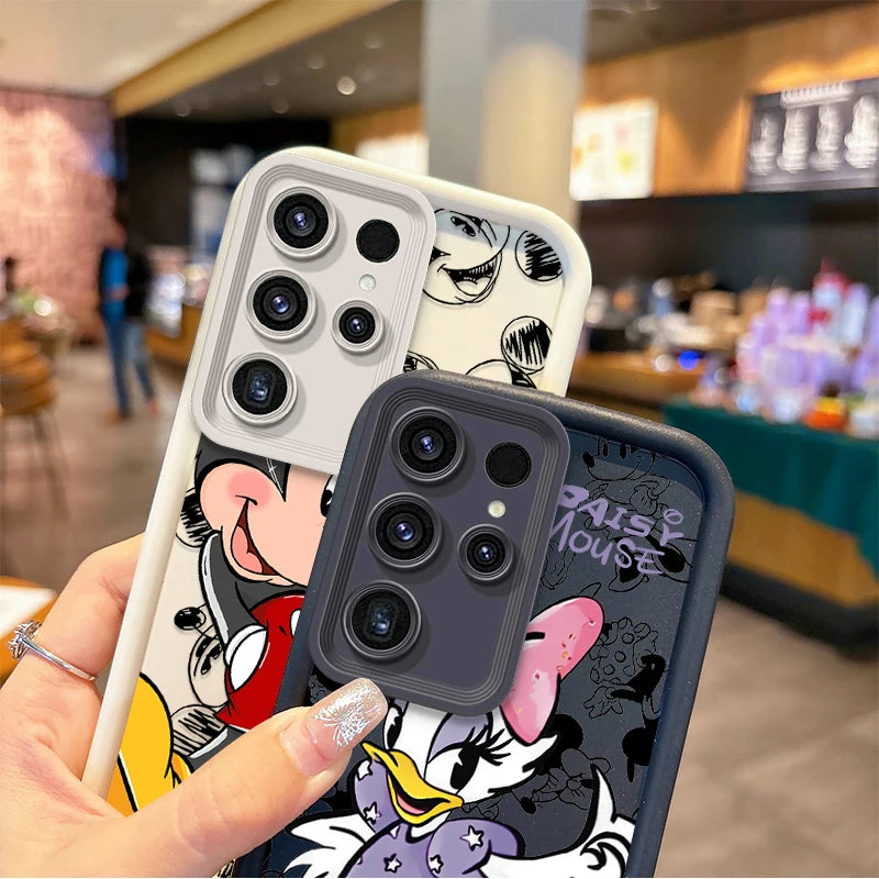 Fundas de teléfono con personajes de dibujos animados de Mickeyy para Samsung Galaxy A31 A30 A24 A23 A22 A21S A20S A20 A14 A13 5G A12 4G A11 A10S A05 A05S A04 A03