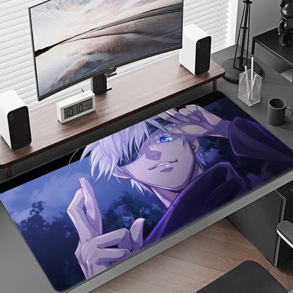 Satoru Gojo Anime Boy Mousepad Anime Mouse Pad Gamer XL Computer HD Home Mousepad XXL Mouse Mat Non-Slip