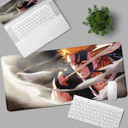Super Cool Anime BLEACH Large Mouse Pad Laptop Gaming Cabinet Pc Keyboard Computer Desk Mat 900x400mm Gamer Accessories Mousepad