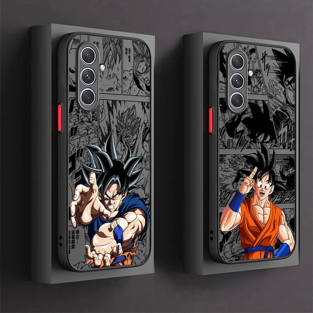 Gokuu Balls Anime Case For Samsung A30 A50 A70S A20S A7 Funda For Galaxy S24 S23 Ultra A13 A14 A33 A52 A53 A72 Cover