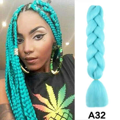 Jumbo Braiding Hair Synthetic Crochet Braids Hair Knotless Braids For Box Braids Senegales Tribal Braids Yaki Hair Extensions