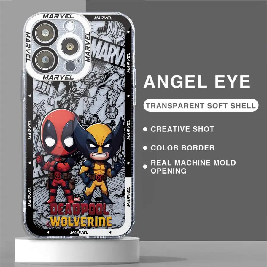 Movie characters Phone Case for iPhone 16 Pro 15 12Pro Max 13 14 Plus 7 8 XS SE 11 16Plus Angle EYE Cover Shell Capa