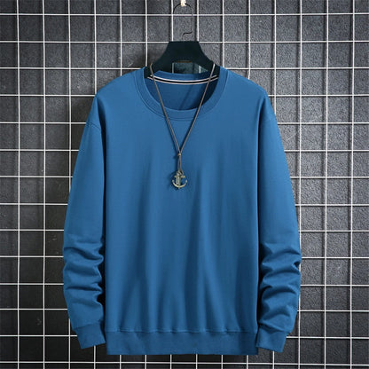 Solid Color Sweatshirts Men 10XL Plus Size Sweatshirt Spring Autumn Tracksuit Men Solid Pullover Big Size 10XL