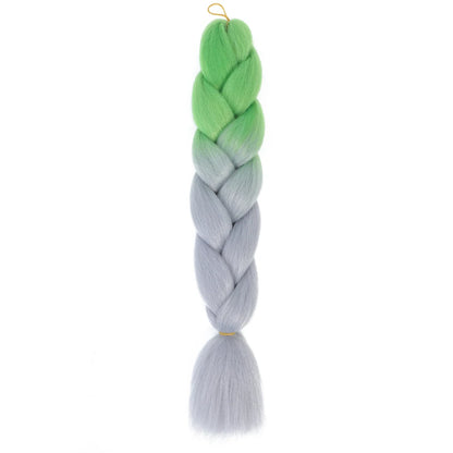 AZQUEEN 24 Inch Jumbo Braids Extensions Synthetic Braiding Hair Afro Ombre Color kanekalon Hair for Children Braid