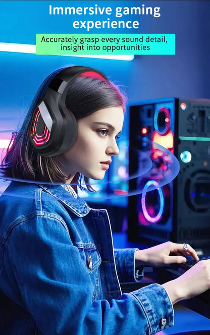 G7 Gaming Headset With Noise-cancelling Microphone Surround Sound 3.5mm Wired LED Lights Gaming Headset For Gamers PC Laptop