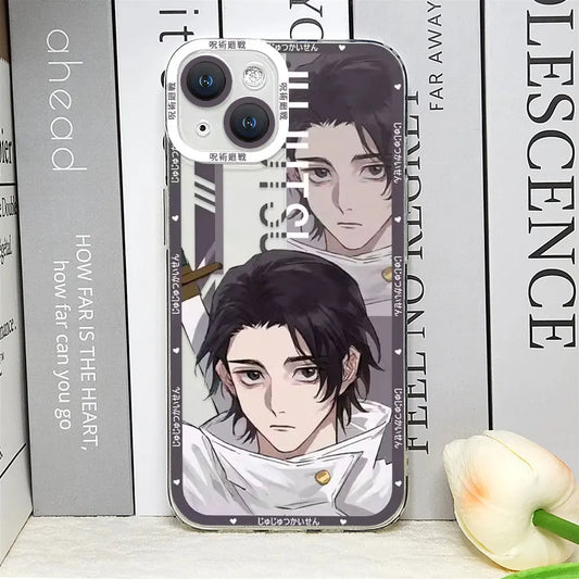 Japan Anime Jujutsu Kaisen Gojo Satoru Phone Case for IPhone 16 15 14 13 12 Mini 11 Pro Max X XS SE2 7 8 Plus Transparent Covers