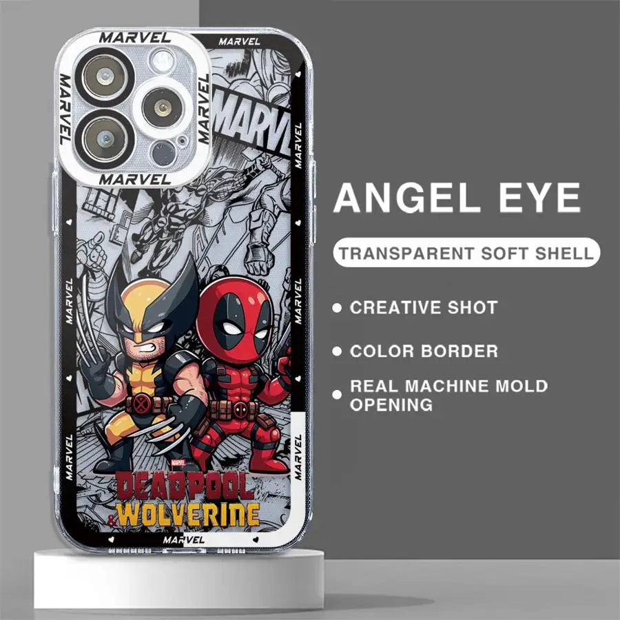 Movie characters Phone Case for iPhone 16 Pro 15 12Pro Max 13 14 Plus 7 8 XS SE 11 16Plus Angle EYE Cover Shell Capa