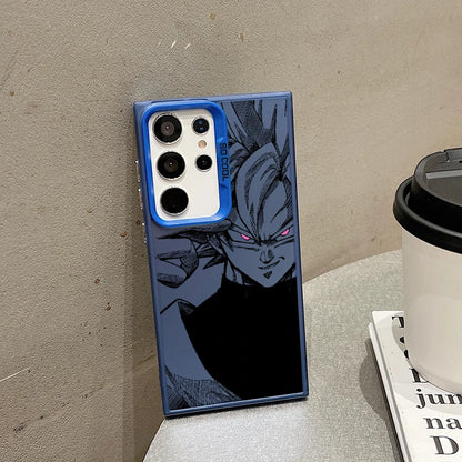 Anime cases For Samsung Galaxy S24 S23 S22 S21 S20 Note 20 Ultra Plus FE 5G Colorful Silver Back Phone Case
