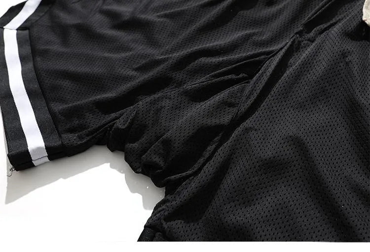 Summer Basketball Shorts Male Casual Sports Shorts Mesh Fitness Short Trousers Breathable Five Points Pant Y2k Running Clothing