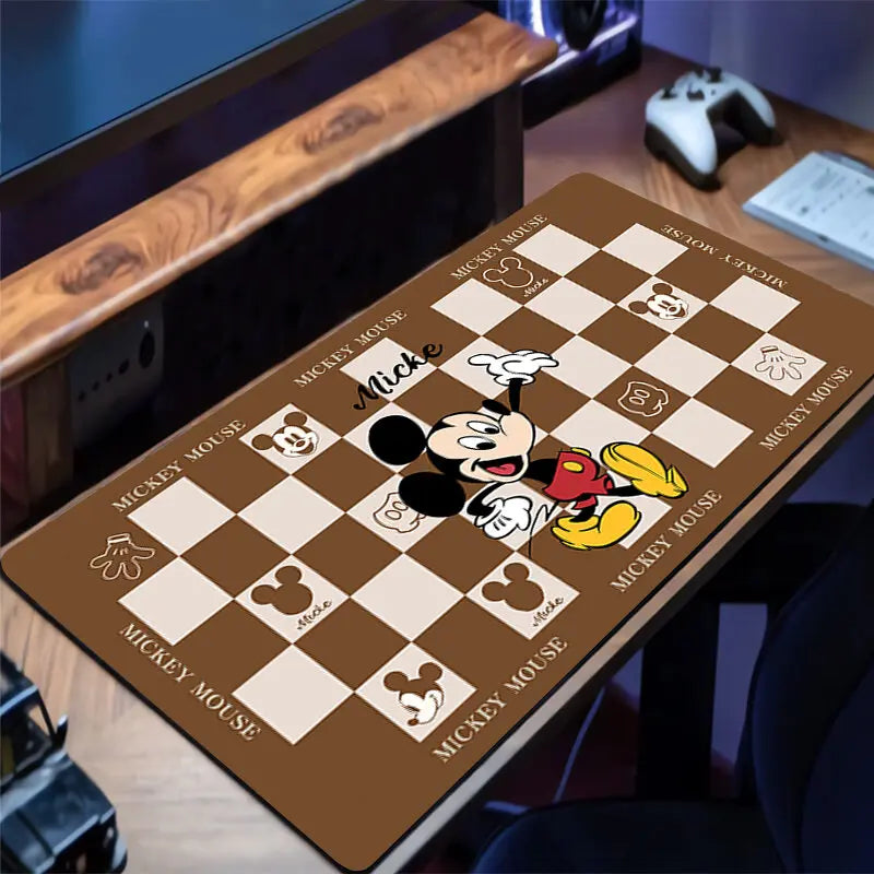 Mouse Pad Mickey and Minnie Large XXL Gamer Keyboard Desk Mouse Mat Carpet Laptop Rubber Tapis Souris Gaming Notbook PC Mousepad