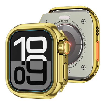 Metal Bumper Case For Apple Watch 46mm 45mm 44mm Protector Frame Cover For iWatch Series 10 9 8 7 6 5 SE Change To Ultra 2 49mm