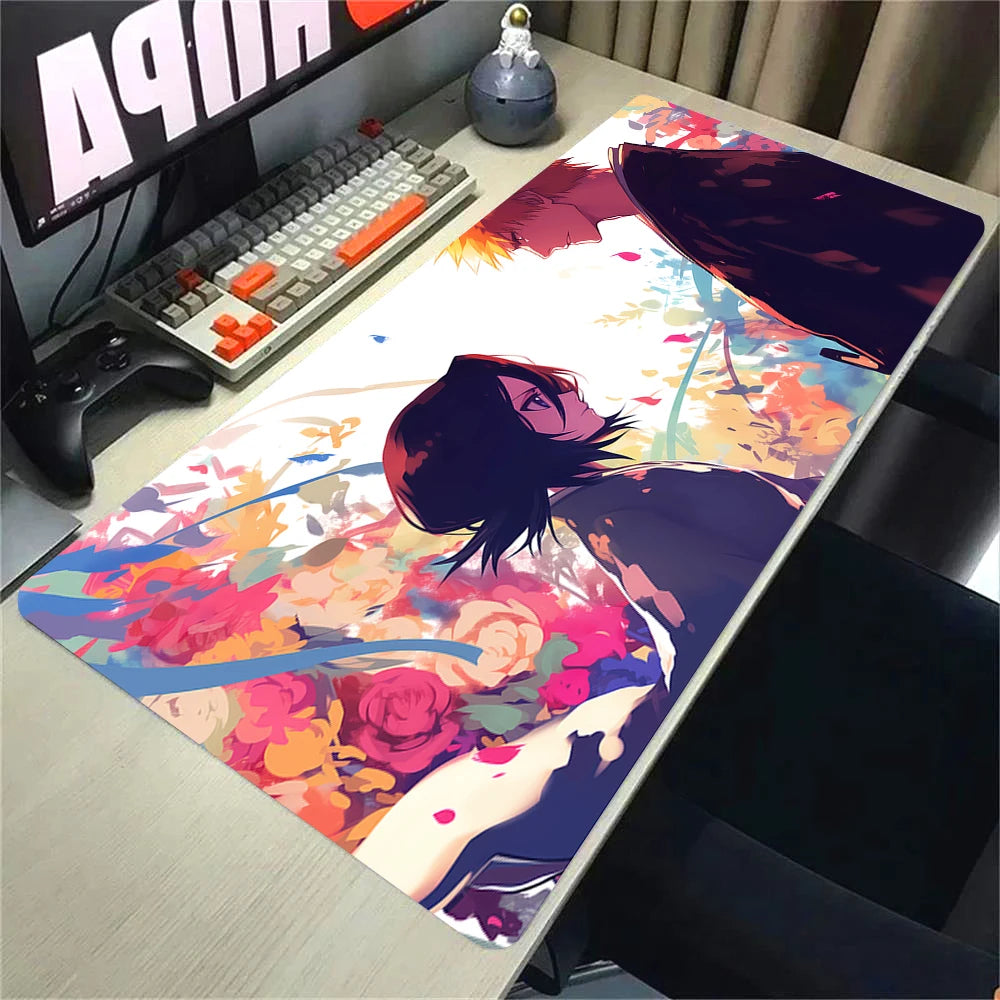 Hot Anime Bleach Mouse Pad Large Mousepad Manga Panel Laptop Office Shounen Rubber Soft Table Pc Gaming HD Printing Non-Slip Mat