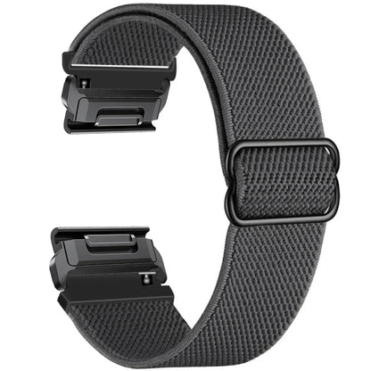 Elastic Woven Nylon Loop Strap For Garmin 22 26mm Fenix 7 7X 6X 6s 6 Pro 5 5s 5X Plus 3HR 945 Epix Gen 2 Enduro Quickfit Band