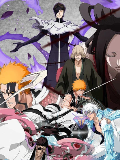 B-Bleach Anime Diamond Painting Kit 5D DIY Diamond Embroidery Handmade Art Children's Exquisite Gift Crafts Home Decoration