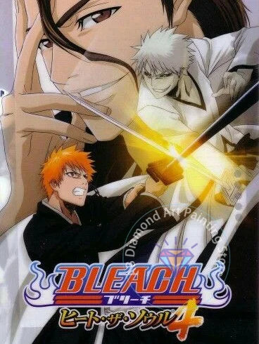 B-Bleach Anime Diamond Painting Kit 5D DIY Diamond Embroidery Handmade Art Children's Exquisite Gift Crafts Home Decoration