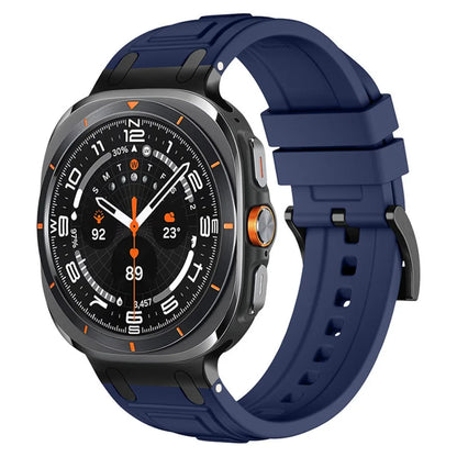 For Galaxy Watch7 Ultra Strap Armor Silicone Strap Waterproof BAND For Sanmsung Galaxy Watch 7Ultra 47mm Sport Strap Wristband