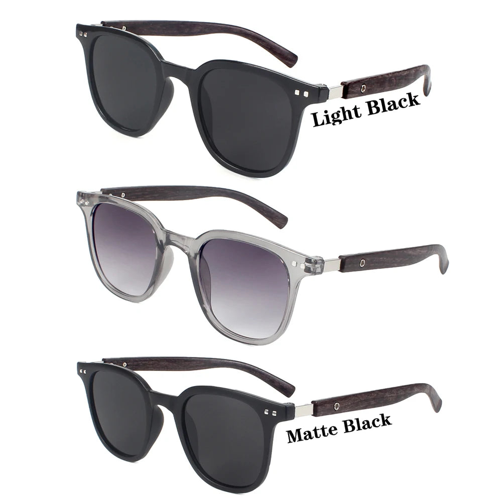Men’s Vintage PC Frame Sunglasses - Classic Brand Driving Eyewear with Coating Lens
