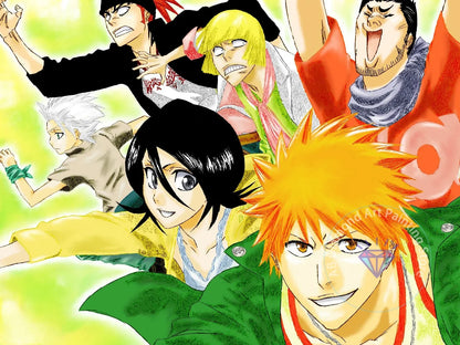 B-Bleach Anime Diamond Painting Kit 5D DIY Diamond Embroidery Handmade Art Children's Exquisite Gift Crafts Home Decoration