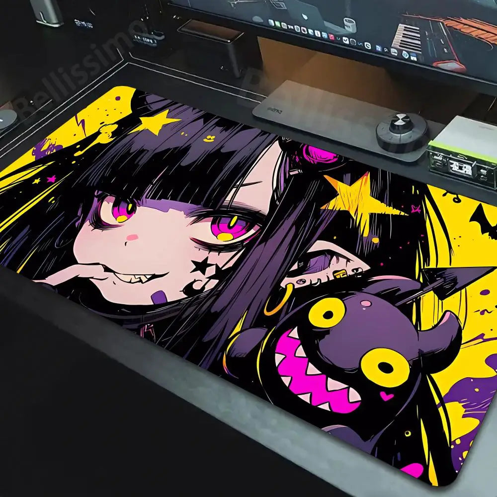 Kawaii Girl Xxl Mouse Pad 1200x600mm Cute Anime Girl Desk Pad PC Computer Office Mouse Pad Keyboard Gamer Gaming Accessories