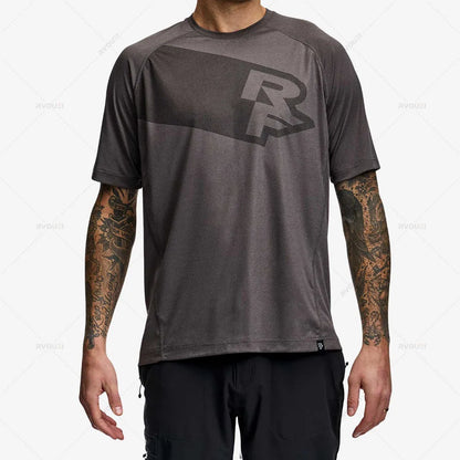 RACE FACE-Motocross Jersey for Men, DH MOTO, MTB, MX Downhill Jersey, Off Road Mountain Spexcel Enduro