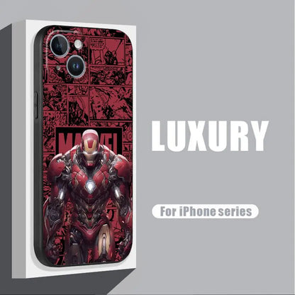 Phone Case for iPhone 16 13 Pro 11 12 Mini XS X 15 Pro Max XR SE 14 7 8 Black Soft Back