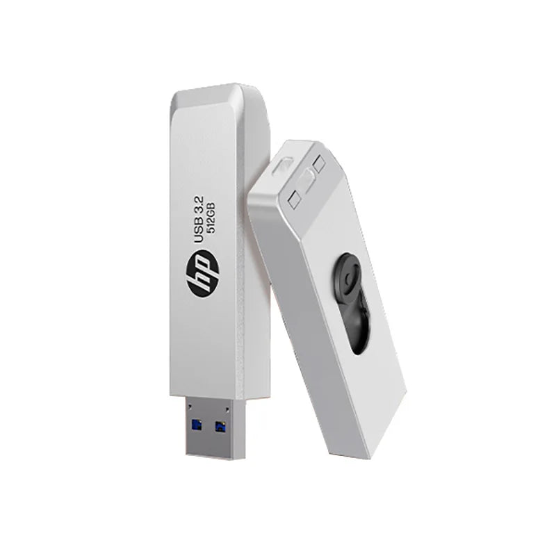 HP USB3.2 Flash Drive 256GB 128GB 64GB 32GB High Speed Sticks External Storage Metal Pen Drive Creative Personality Car Music