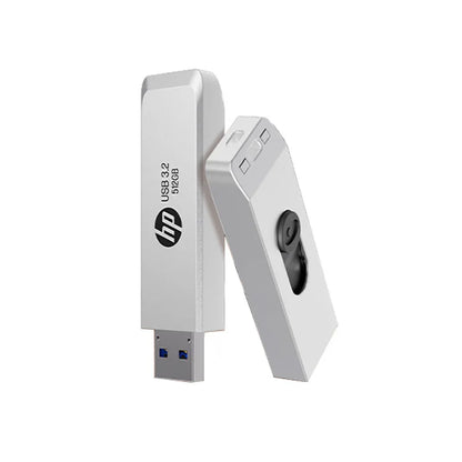 HP USB3.2 Flash Drive 256GB 128GB 64GB 32GB High Speed Sticks External Storage Metal Pen Drive Creative Personality Car Music