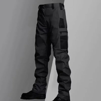 Wear Resistant Work Pant Man Multi-pocket Straight Cargo Trousers Outdoor Jogging Tactical Pants Spring Autumn Casual Trousers