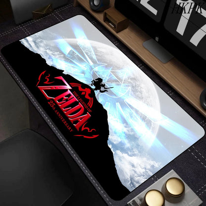 40x90CM PC Gamer Cabinet Z-Zeldas Of Legends Mousepad Mouse Pad Anime Carpet Desk Mat Gamers Accessories Gaming Keyboard Carpets
