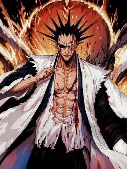 BLEACH DIY Diamond Painting Kurosaki Ichigo Zaraki Kenpachi Poster Hand Diamond Embroidery Home Room Decor Kids DIY