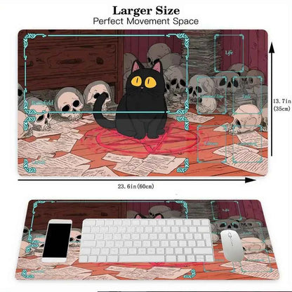 Cut cat Mouse Pad The Magic Gathering Playmat Mousepad for MTG TCG Office Desk Mat for Work Game Mini PC Laptop Cute Rug Carpet