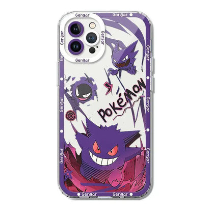 Pokemon Gengar Pikachu Case For Realme C63 C65 12 Pro Plus C67 C53 C55 C15 C21Y Cover Soft Silicone Couqe