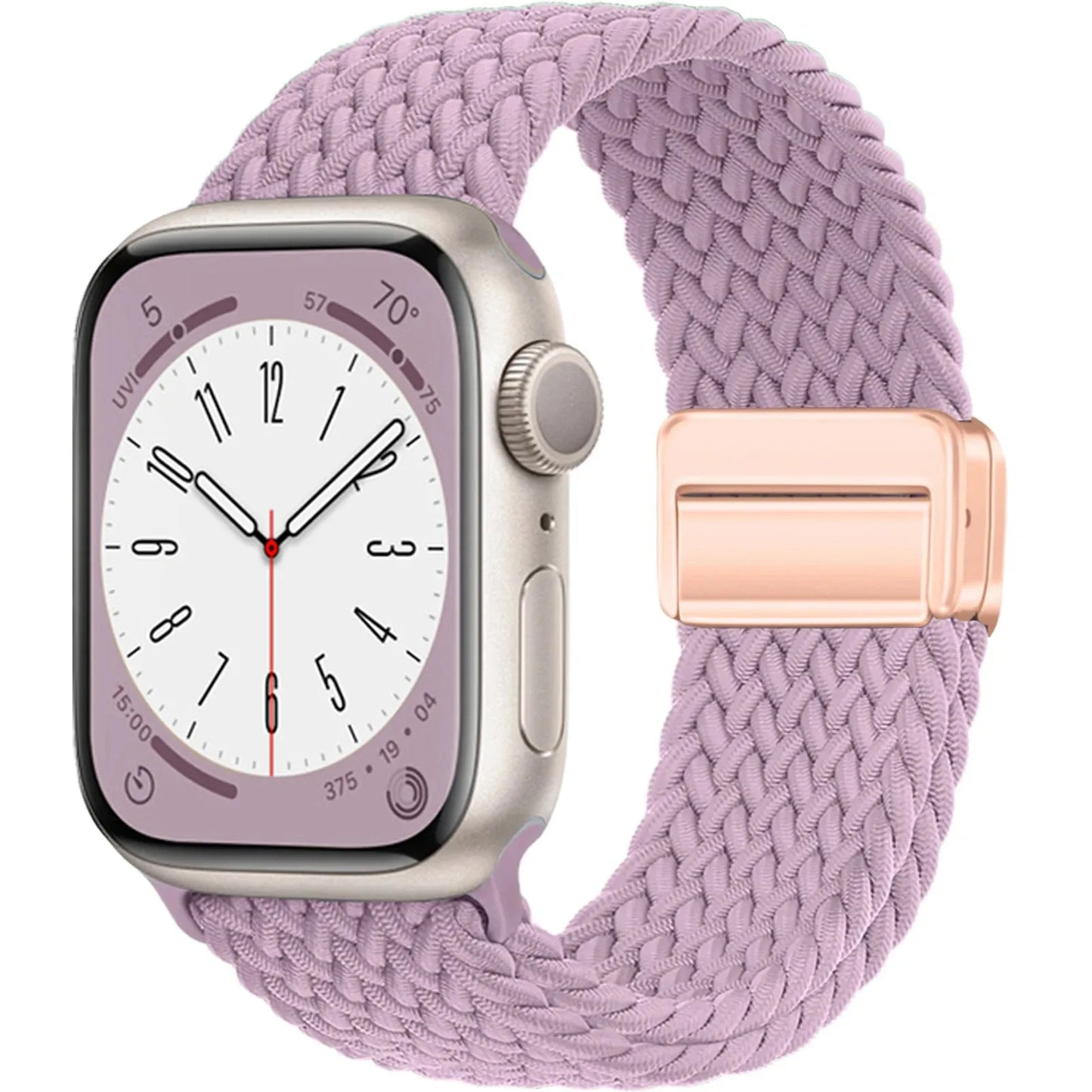 Braided Strap For Apple Watch Band 44mm 40mm 45mm 49mm 41mm 38 buckle Bracelet iWatch Series se 7 3 6 8 9 Ultra 2 Magnetic Band