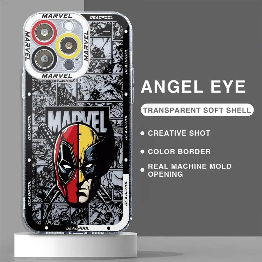 Movie characters Phone Case for iPhone 16 Pro 15 12Pro Max 13 14 Plus 7 8 XS SE 11 16Plus Angle EYE Cover Shell Capa