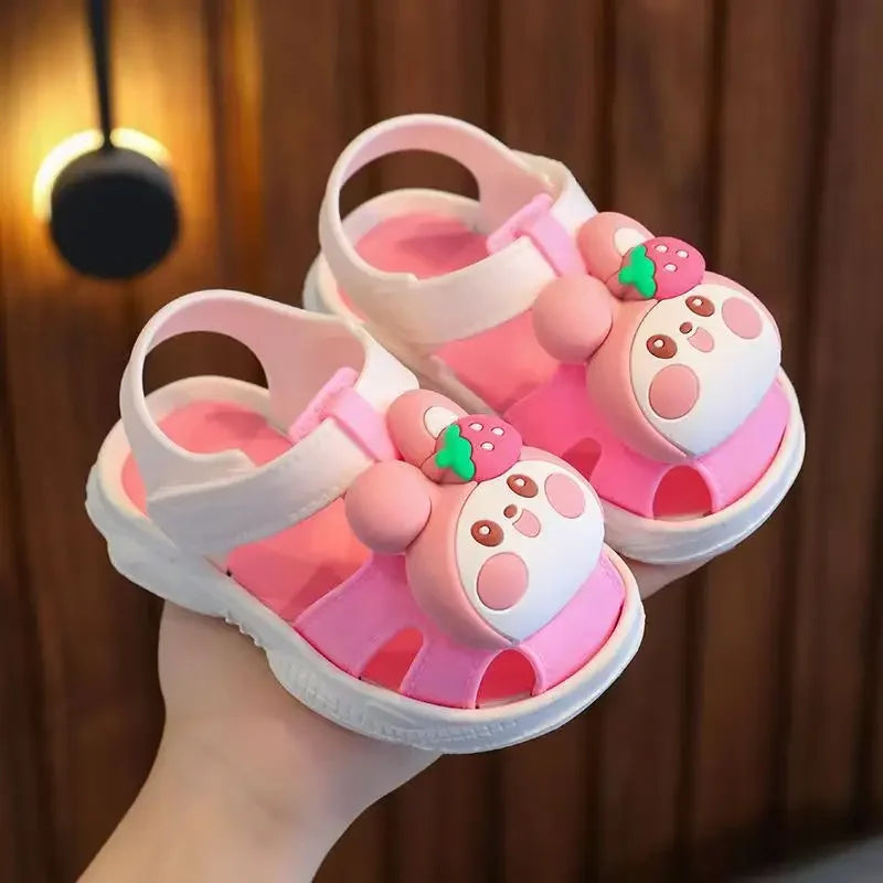 Sandalias Shoes for Girl Children Sandals Garden Shoes New Summer Cartoon Boy Beach Shoe Soft Soled Girls Walking Shoe Baby Shoe