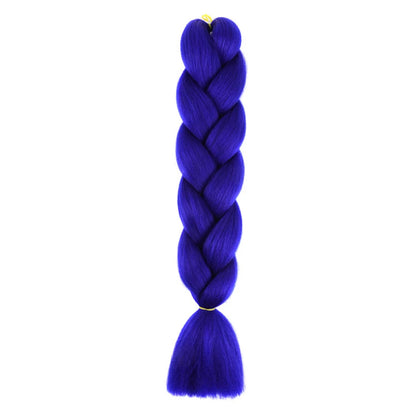 AZQUEEN 24 Inch Jumbo Braids Extensions Synthetic Braiding Hair Afro Ombre Color kanekalon Hair for Children Braid