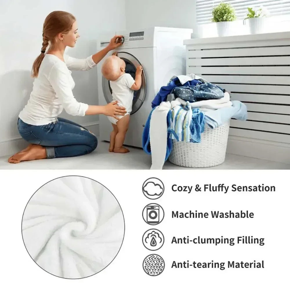 ANIME DEMON SLAYER Blanket Design Lightweight  For Dorms, Naps, Living Room, Office,Sofa,All-Season