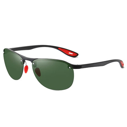 AORON New Polarized Sunglasses Men's Fashion Sunglasses Half Frame Driving TR Women's Night Vision Goggles
