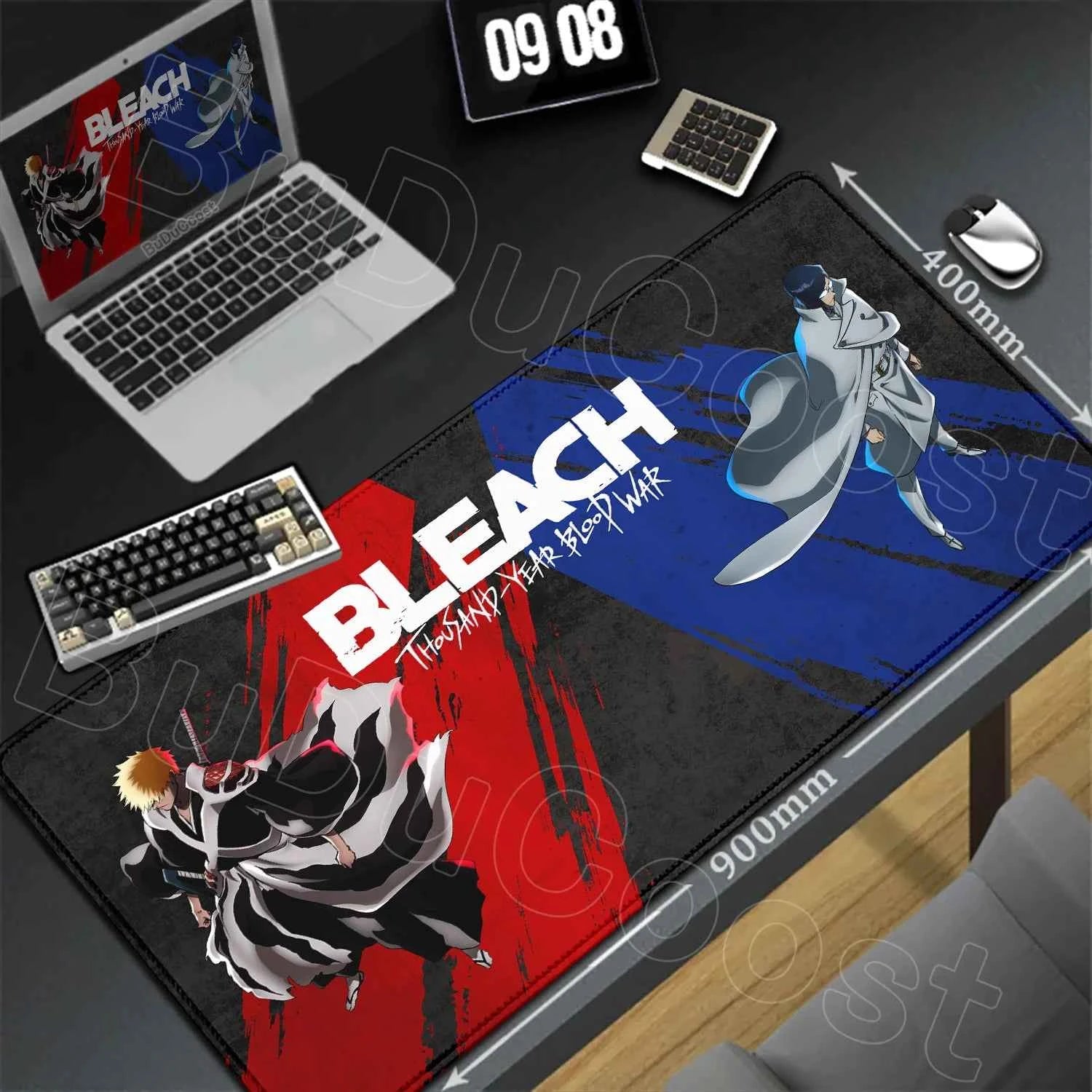 Anime Bleach Mousepad Large Keyboard Table Pad Japan Manga Laptop Office Rubber Soft Deskmat Pc Gamer HD Print Non-Slip Mice Mat