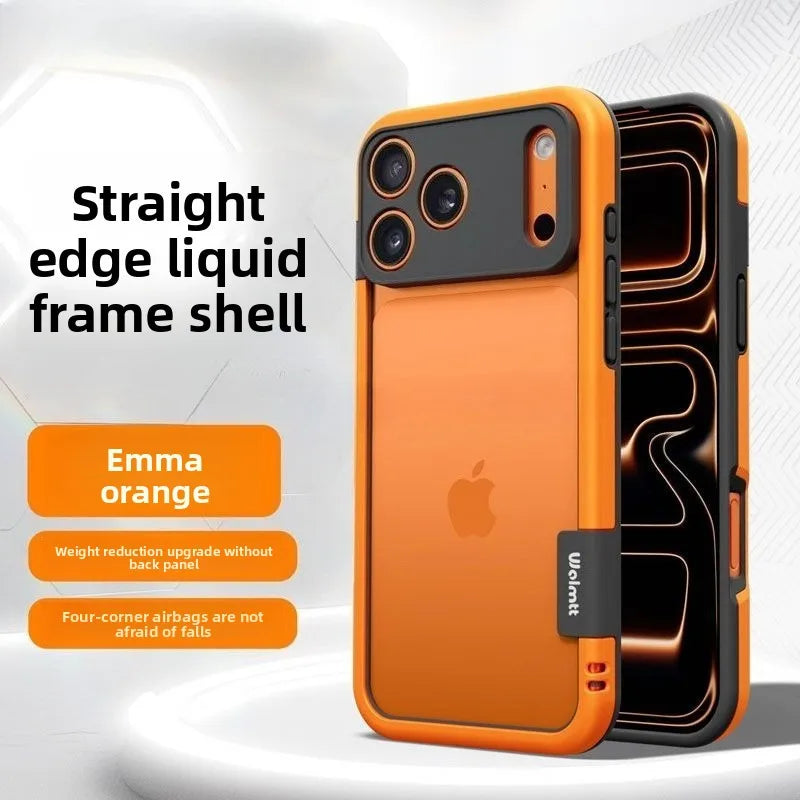 Vibrant Silicone Edge Bumper Case for iPhone 17 Pro Max Air 16 15 14 Plus 13 12 5G - Lens Protection Shockproof Cover