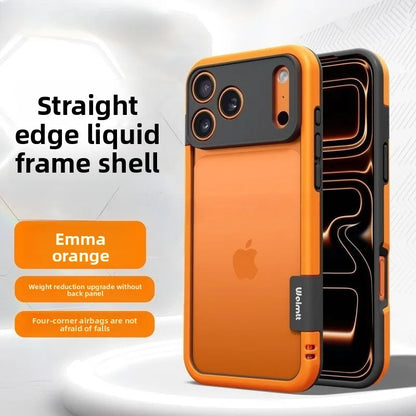 Vibrant Silicone Edge Bumper Case for iPhone 17 Pro Max Air 16 15 14 Plus 13 12 5G - Lens Protection Shockproof Cover
