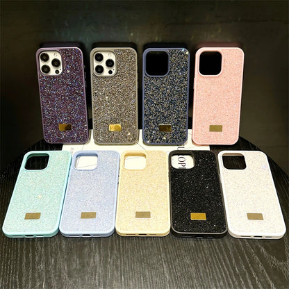 Luxury Shiny Diamond Phone Case For iPhone 16 15 14 Pro Max Plus 16SE 13 12 11 Fashion Star Diamond Soft Rubber Protective Cover