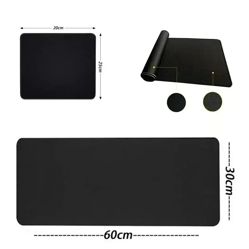 Chinese Style Carp Mouse Pad Large Gaming E-Sports Mousepad Office Keyboard HD Computer Accessory Non-Slip Mat Gift for Teen