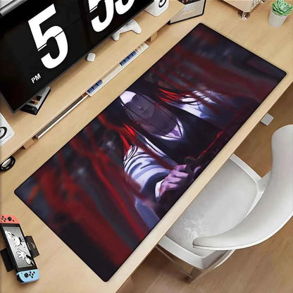 Large Mouse Pad black white Anime BLEACH Mause Mats Gaming Accessories Office Gamer Keyboard Desk Mat Unohana Retsu Mousepad