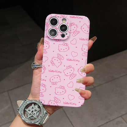 Cute Cartoon Phone Case for Samsung Galaxy S20 S21 S22 S23 FE Note 9 10 Pro Plus Ultra 4G 5G Glossy HD Hard PC Cover