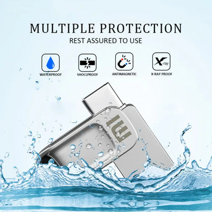 Original XIAOMI 2TB Metal Flash Drive USB 3.1 U Disk 2 IN 1 1024GB 512gb 1TB Pen Drives Waterproof Memory Stick Type C Adapter