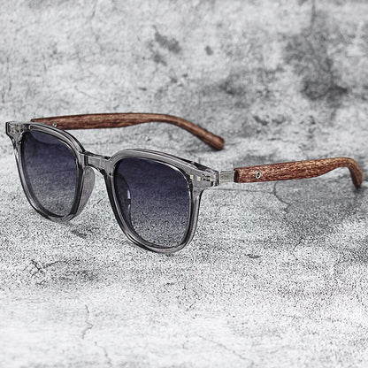 Men’s Vintage PC Frame Sunglasses - Classic Brand Driving Eyewear with Coating Lens