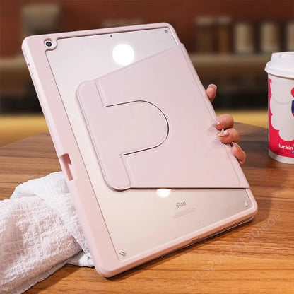 For iPad 10.2 7th 8th 9th Case iPad 10th Generation Rotation Cover for iPad Pro 12.9" 13" Air 11" 2024 2 3 4 5 9.7 5th 6th Funda