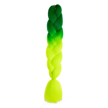 AZQUEEN 24 Inch Jumbo Braids Extensions Synthetic Braiding Hair Afro Ombre Color kanekalon Hair for Children Braid