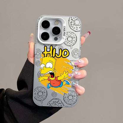 Cartoon Phone Case for iPhone 16 Pro 16 Plus 15 Pro Max 14 13 12 11 XS 14 Pro Max 14Pro 12Pro Soft funda case